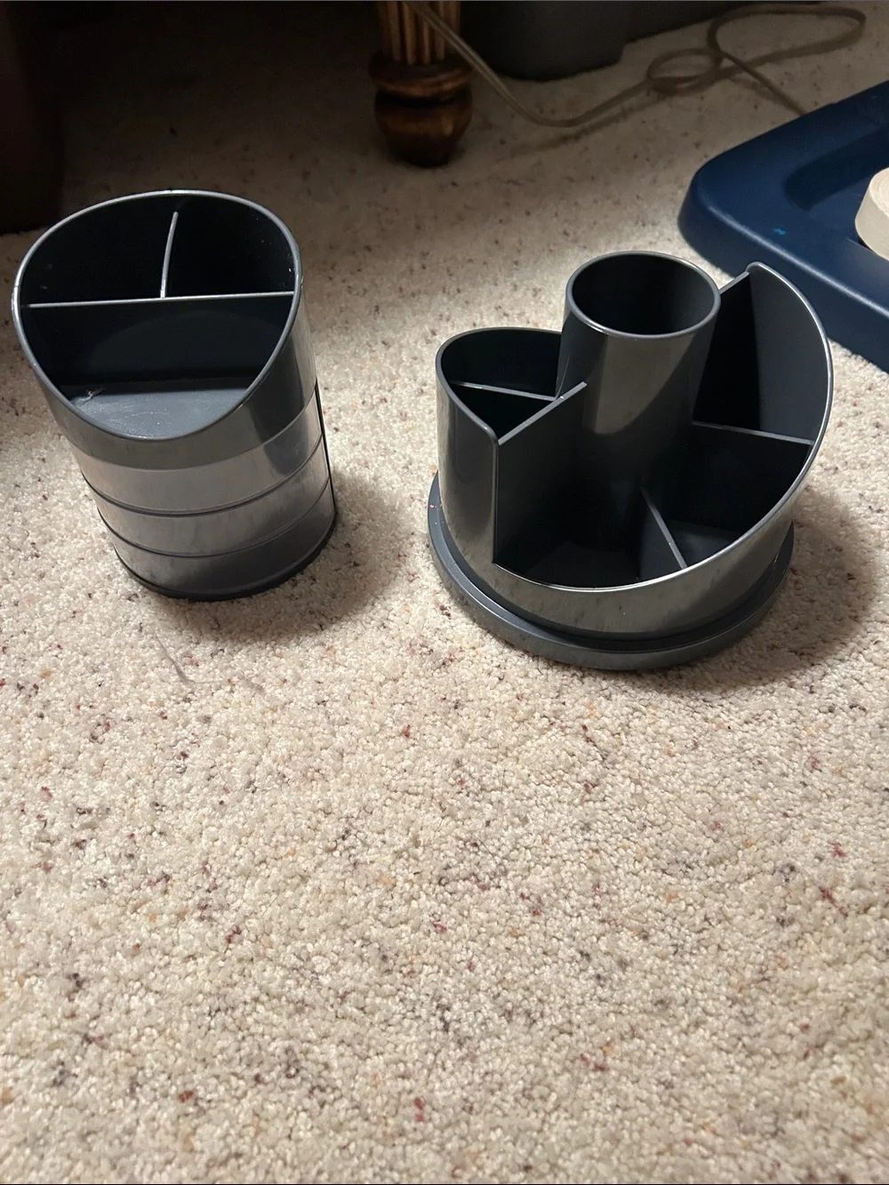 Gray Desk Organizer Set